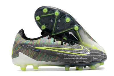 Nike Phantom GX Elite AG Artificial Grass Soccer Cleats - Grey/Green