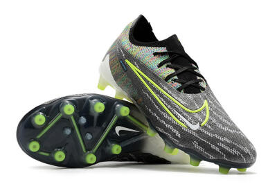 Nike Phantom GX Elite AG Artificial Grass Soccer Cleats - Grey/Green