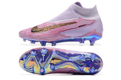 Nike Phantom GX Elite DF FG Firm Ground Soccer Cleats - Pink/Purple