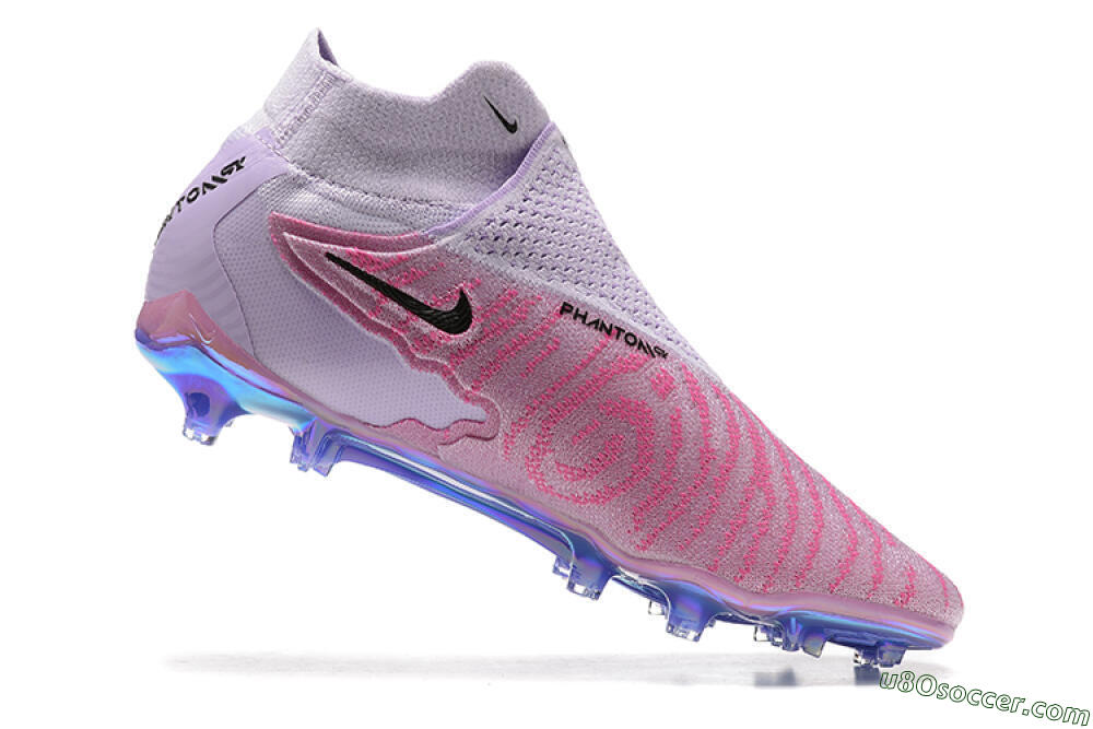 Nike Phantom GX Elite DF FG Firm Ground Soccer Cleats - Pink/Purple 6