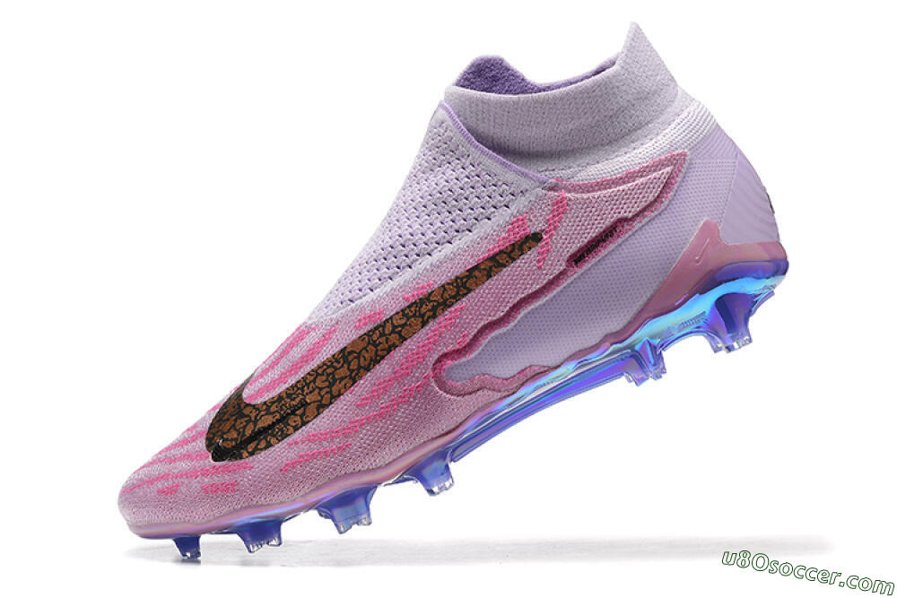 Nike Phantom GX Elite DF FG Firm Ground Soccer Cleats - Pink/Purple 7