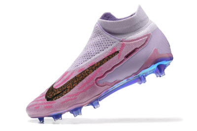 Nike Phantom GX Elite DF FG Firm Ground Soccer Cleats - Pink/Purple
