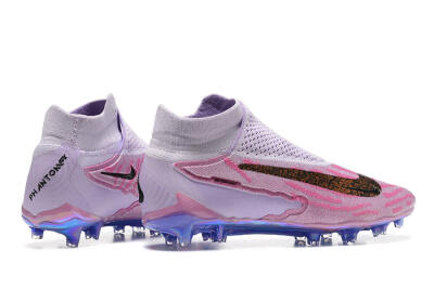 Nike Phantom GX Elite DF FG Firm Ground Soccer Cleats - Pink/Purple
