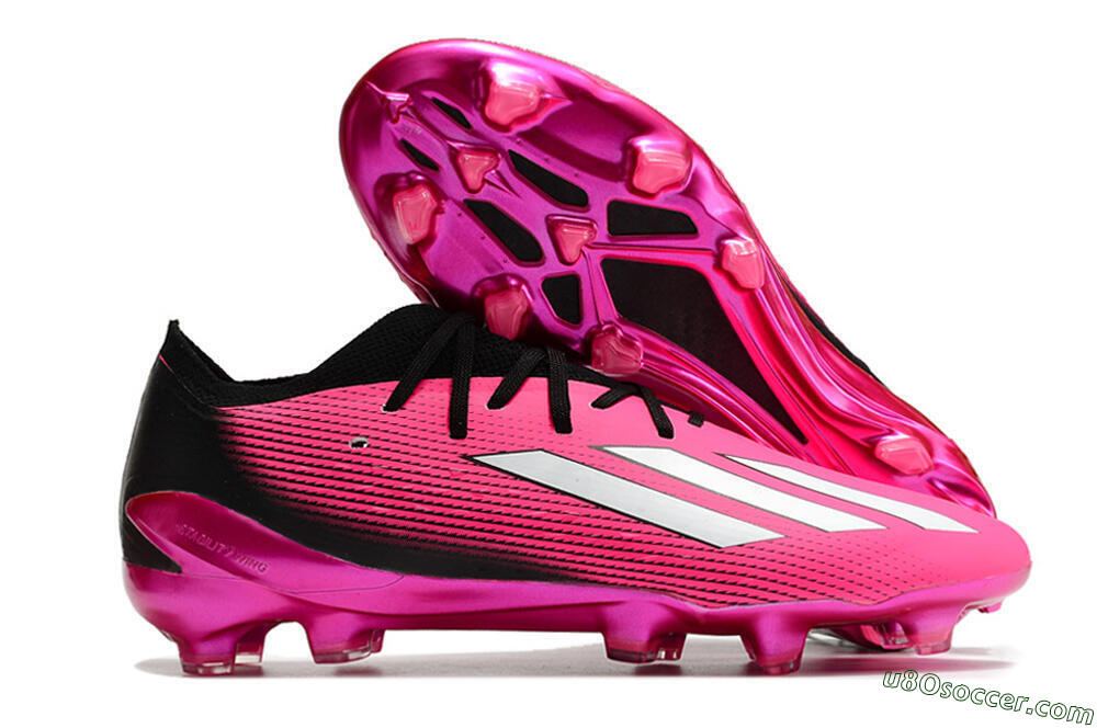 Adidas X Speedportal .1 FG Firm Ground Soccer Cleats - Pink/White/Black 1