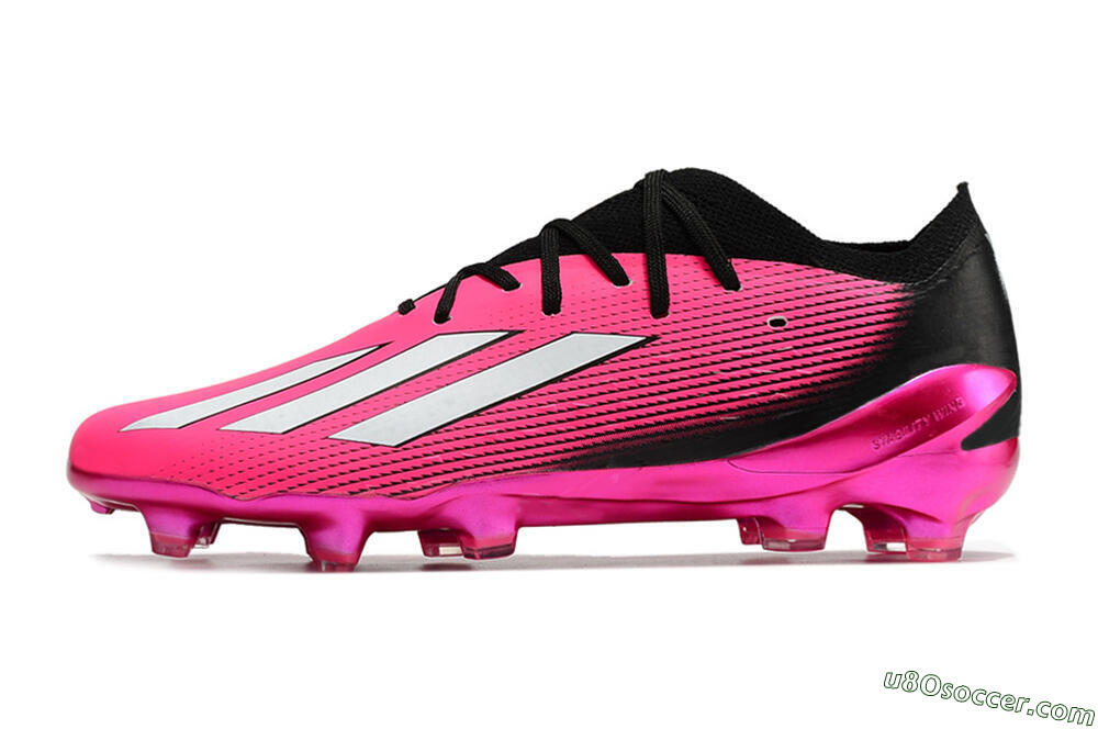 Adidas X Speedportal .1 FG Firm Ground Soccer Cleats - Pink/White/Black 2