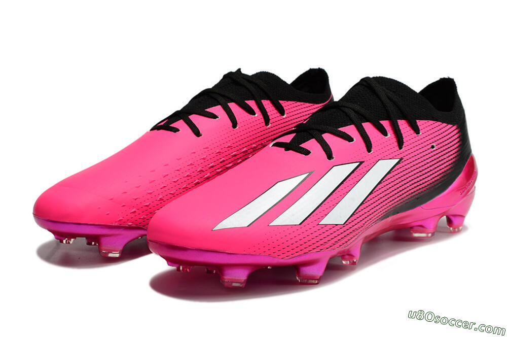 Adidas X Speedportal .1 FG Firm Ground Soccer Cleats - Pink/White/Black 9