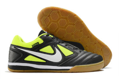 Nike SB Gato IC Indoor & Futsal Soccer Shoes - Black/Green/White