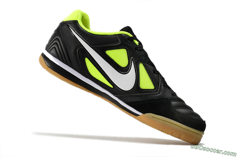 Nike SB Gato IC Indoor & Futsal Soccer Shoes - Black/Green/White 4