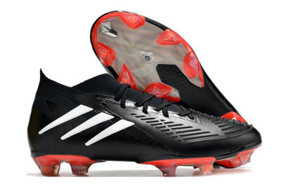 Adidas Predator Edge.1 FG Firm Ground Soccer Cleats - Black/White