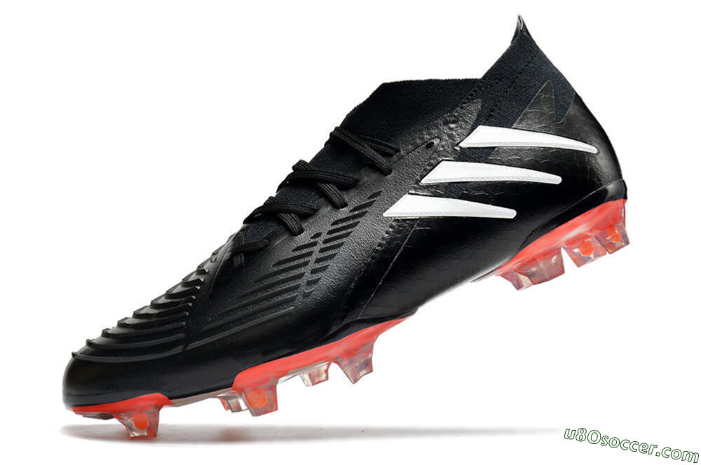 Adidas Predator Edge.1 FG Firm Ground Soccer Cleats - Black/White 4