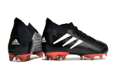 Adidas Predator Edge.1 FG Firm Ground Soccer Cleats - Black/White