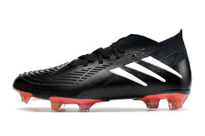 Adidas Predator Edge.1 FG Firm Ground Soccer Cleats - Black/White