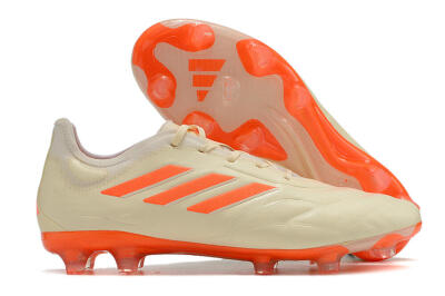 Adidas Copa Pure.1 FG Firm Ground Soccer Cleats - Beige/Orange