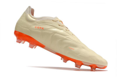Adidas Copa Pure.1 FG Firm Ground Soccer Cleats - Beige/Orange