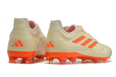 Adidas Copa Pure.1 FG Firm Ground Soccer Cleats - Beige/Orange
