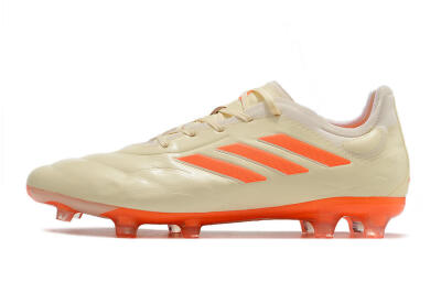 Adidas Copa Pure.1 FG Firm Ground Soccer Cleats - Beige/Orange