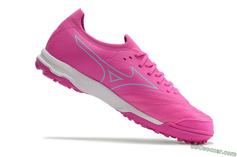 Mizuno Morelia Neo Sala β Japan TF Artificial Turf Soccer Shoes - Pink/Blue 4