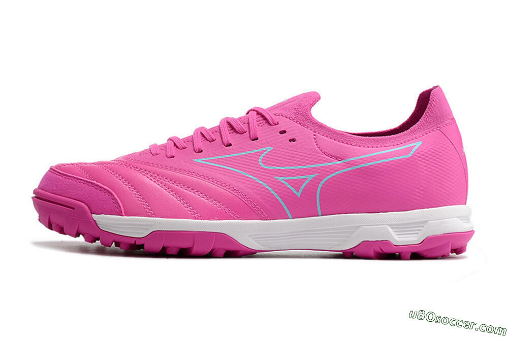 Mizuno Morelia Neo Sala β Japan TF Artificial Turf Soccer Shoes - Pink/Blue 2