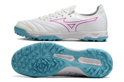 Mizuno Morelia Neo Sala β Japan TF Artificial Turf Soccer Shoes - White/Blue/Red