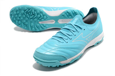 Mizuno Morelia Neo Sala β Japan TF Artificial Turf Soccer Shoes - Blue/White