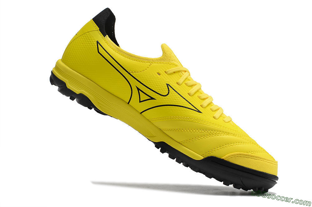 Mizuno Morelia Neo Sala β Japan TF Artificial Turf Soccer Shoes - Yellow/Black 4