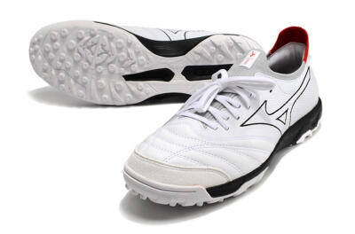 Mizuno Morelia Neo Sala β Japan TF Artificial Turf Soccer Shoes - White/Black/Red