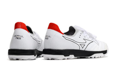 Mizuno Morelia Neo Sala β Japan TF Artificial Turf Soccer Shoes - White/Black/Red