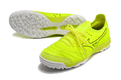 Mizuno Morelia Neo Sala β Japan TF Artificial Turf Soccer Shoes - Green/Black