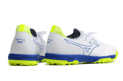 Mizuno Morelia Neo Sala β Japan TF Artificial Turf Soccer Shoes - White/Blue