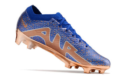 Nike Air Zoom Mercurial Vapor 15 Elite FG Firm Ground Soccer Cleats - Blue/Gold/Silver