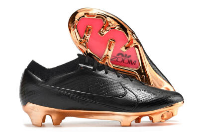 Nike Air Zoom Mercurial Vapor 15 Elite FG Firm Ground Soccer Cleats - Black/Gold