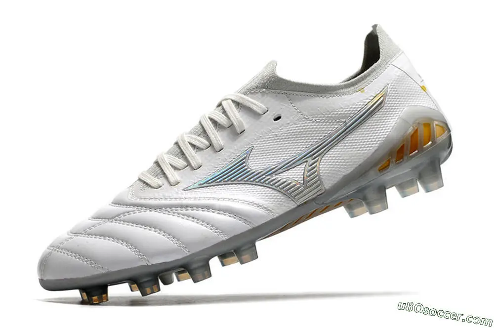 Mizuno Morelia Neo 3ホワイト Mizuno Morelia Neo IV Pro SG Frontier - White/Neon Green