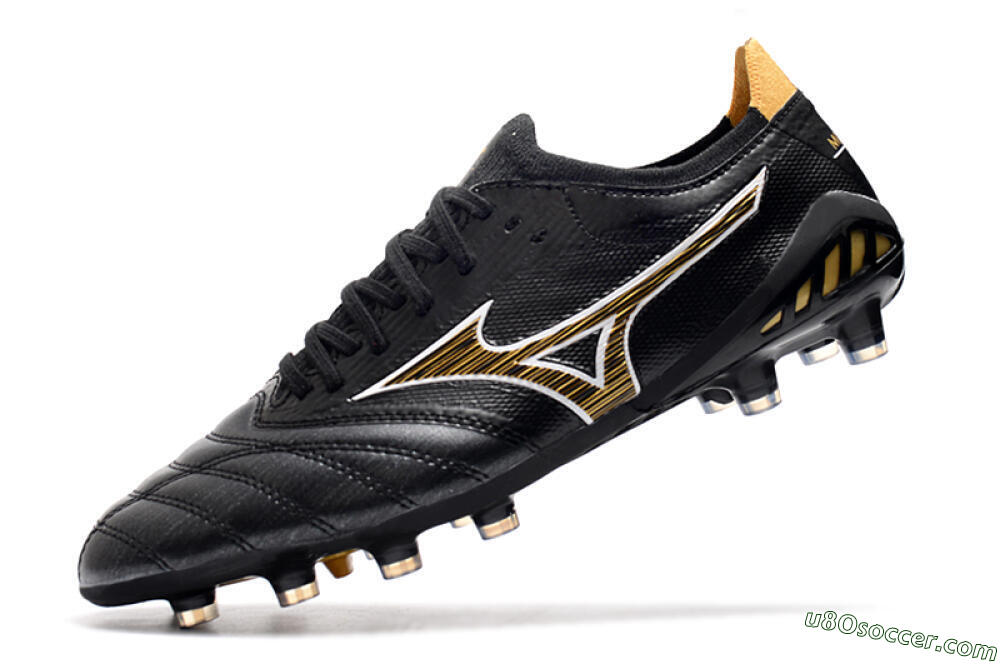 Mizuno Morelia Neo 3 Japan FG Firm Ground Soccer Cleats - Black/Yellow 4