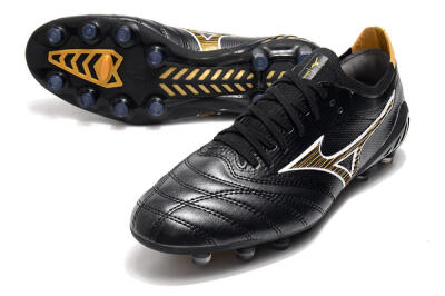 Mizuno Morelia Neo 3 Japan FG Firm Ground Soccer Cleats - Black/Yellow