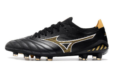 Mizuno Morelia Neo 3 Japan FG Firm Ground Soccer Cleats - Black/Yellow