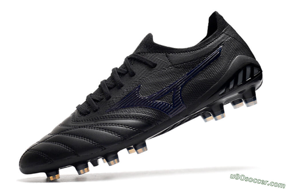 Mizuno Morelia Neo 3 Japan FG Firm Ground Soccer Cleats - Black/Blue 5