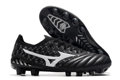 Mizuno Morelia Neo 3 Japan FG Firm Ground Soccer Cleats - Black/White