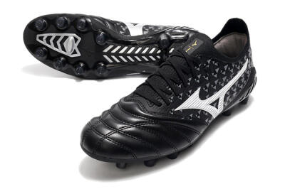 Mizuno Morelia Neo 3 Japan FG Firm Ground Soccer Cleats - Black/White