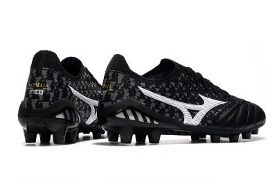 Mizuno Morelia Neo 3 Japan FG Firm Ground Soccer Cleats - Black/White