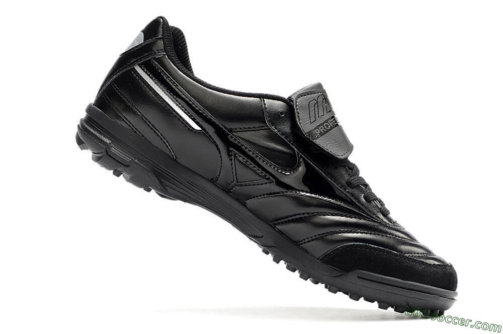 Mizuno Morelia Sala Classic TF Artificial Turf Soccer Shoes - Black/Black 4