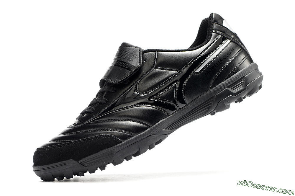 Mizuno Morelia Sala Classic TF Artificial Turf Soccer Shoes - Black/Black 5