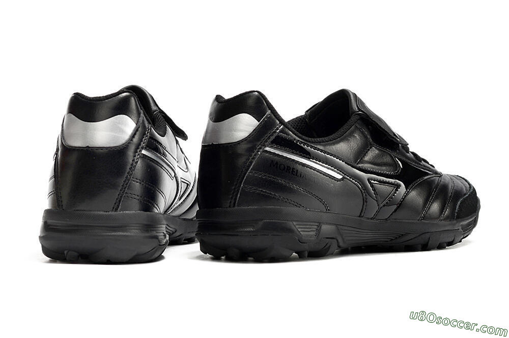Mizuno Morelia Sala Classic TF Artificial Turf Soccer Shoes - Black/Black 6