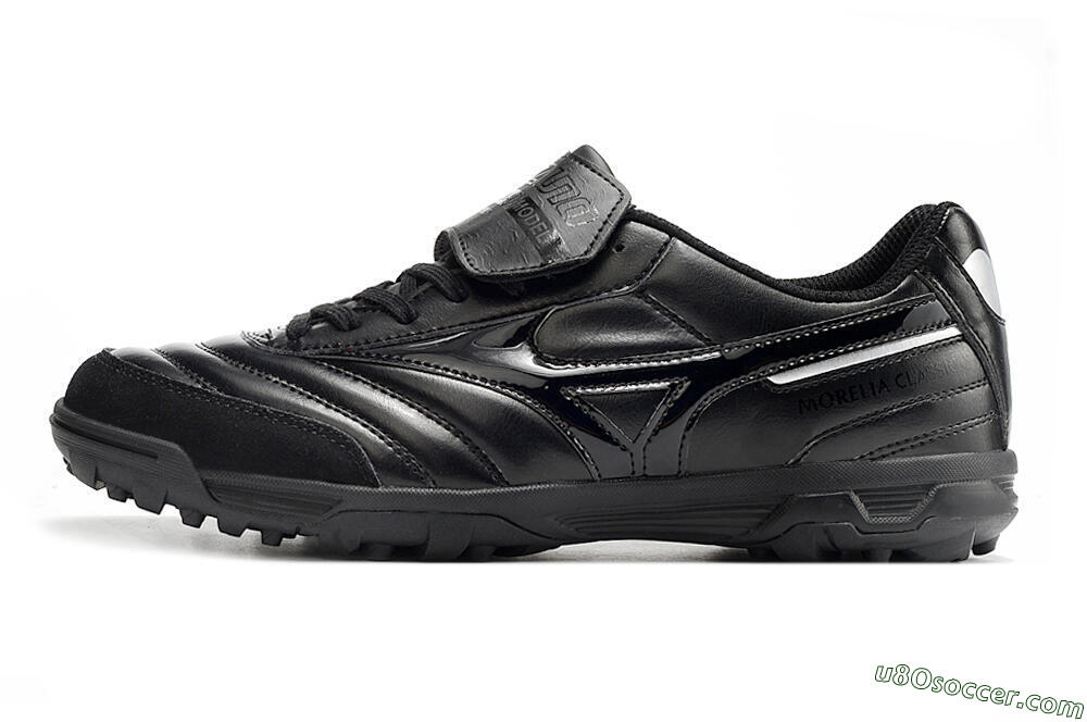 Mizuno Morelia Sala Classic TF Artificial Turf Soccer Shoes - Black/Black 2