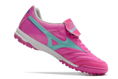 Mizuno Morelia Sala Classic TF Artificial Turf Soccer Shoes - Pink/Blue