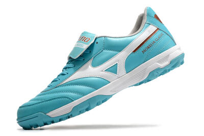 Mizuno Morelia Sala Classic TF Artificial Turf Soccer Shoes - Blue/White
