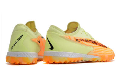 Nike React Phantom GX Pro TF Artificial Turf Soccer Shoes - Orange/Green