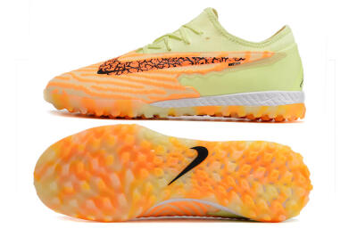 Nike React Phantom GX Pro TF Artificial Turf Soccer Shoes - Orange/Green