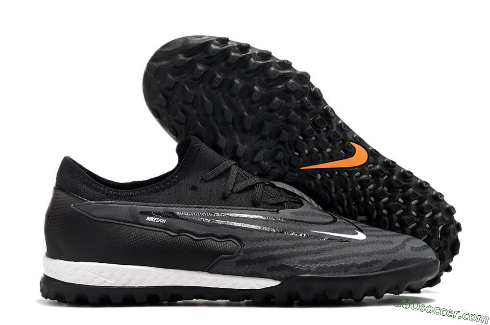 Nike React Phantom GX Pro TF Artificial Turf Soccer Shoes - Black/White 1