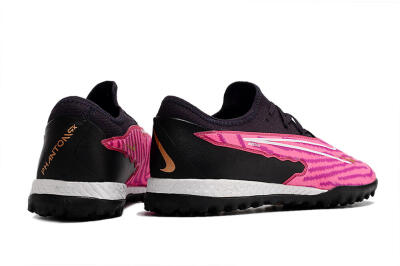 Nike React Phantom GX Pro TF Artificial Turf Soccer Shoes - Pink/White/Black
