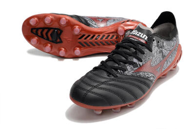 Mizuno Morelia Neo 3 Japan FG Firm Ground Soccer Cleats - Black/White/Red